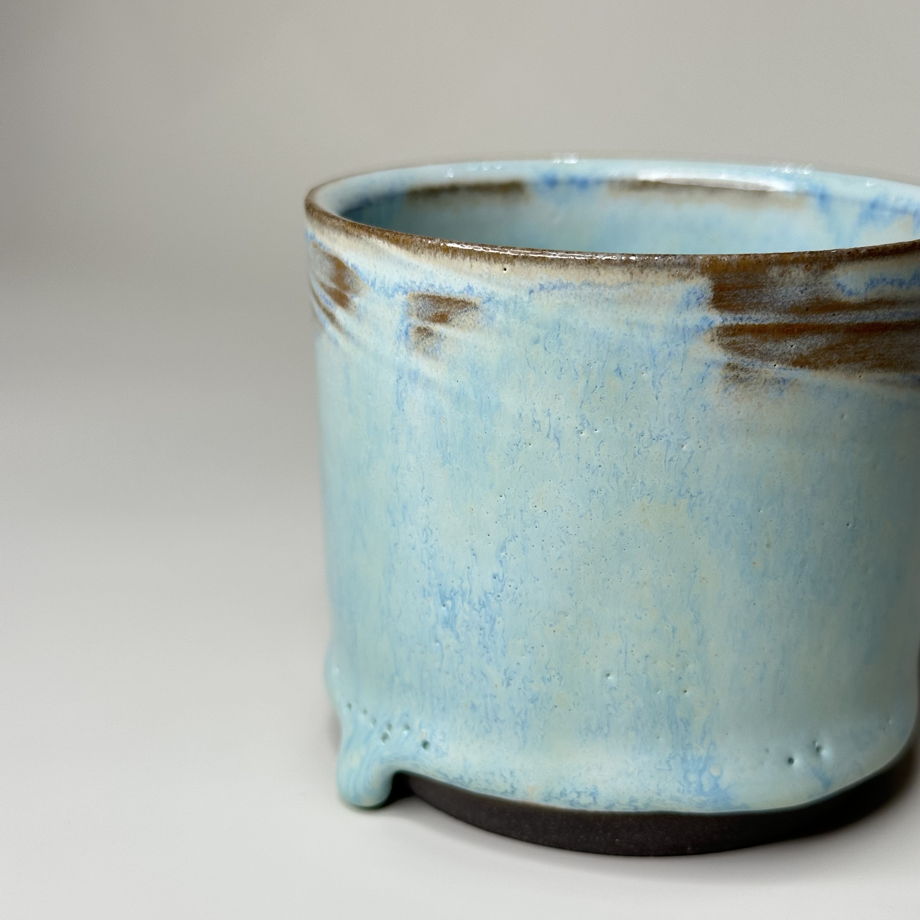 Чашка ручной работы "Темная лазурь", 200 мл