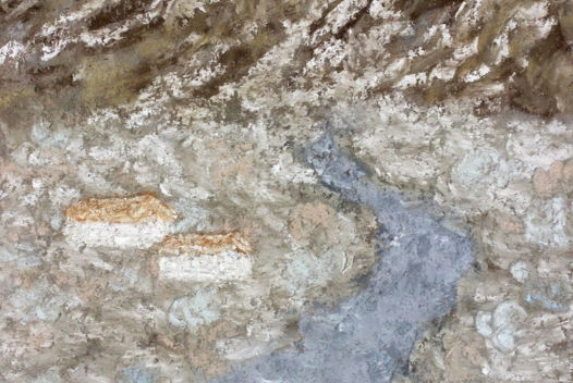 Картина «По дороге в горы» (пастель)