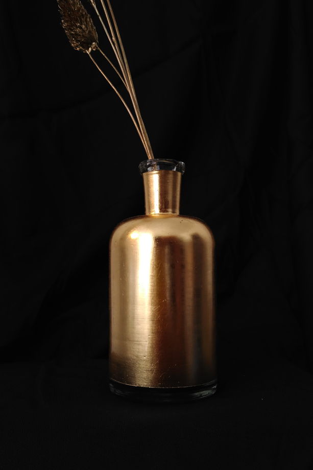 Золоченая ваза из старинной бутылочки первой половины XX века | Bloom 102