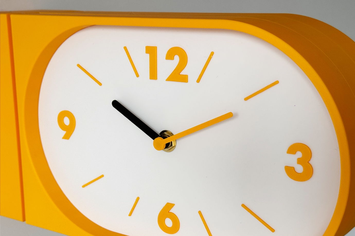 Настенные двусторонние часы, лимонные