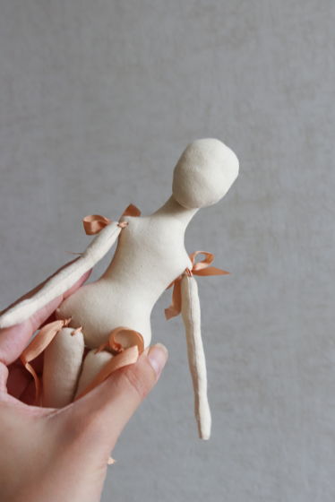 Заготовка интерьерной куклы Арин из текстиля, рост 24 см