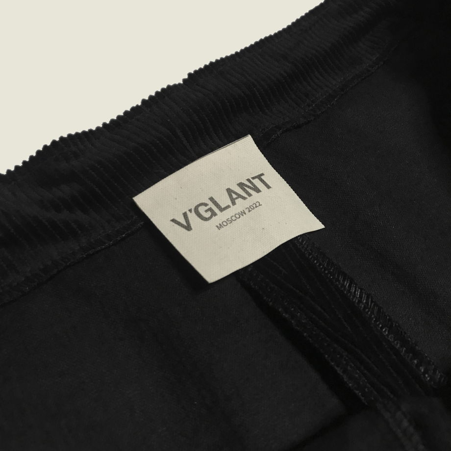 Вельветовые штаны 3.0 BLACK