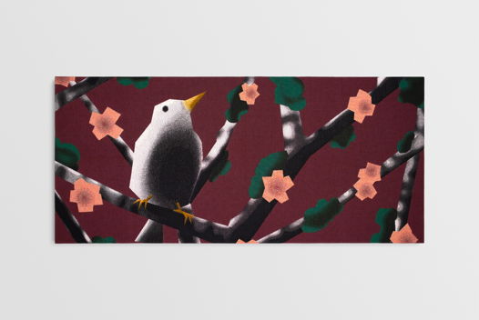 Картина гобелен «Берёзовый лес»