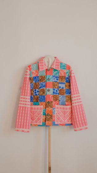 Куртка с Розовой Кокеткой 1/Pink Yoke Jacket 1
