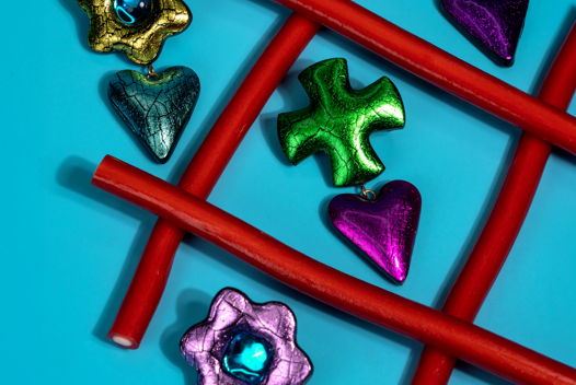 Серьги из яркой коллекции маленькие