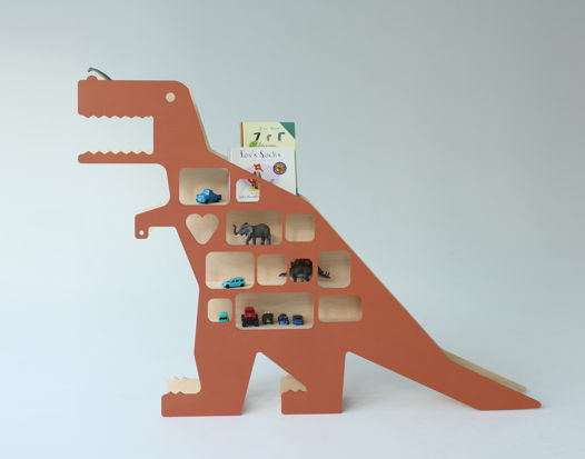 Детская полка для хранения игрушек Тиранозавр РРРЕКС