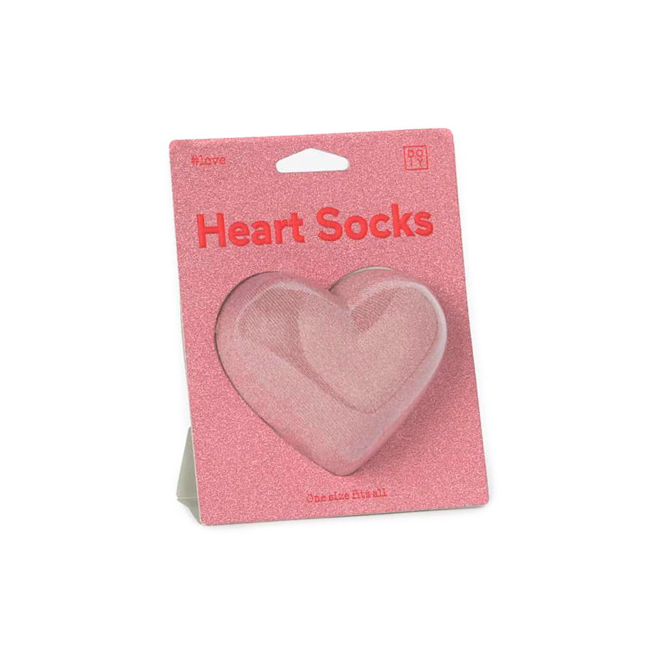Носки в форме сердца DOIY Heart Socks - Pink