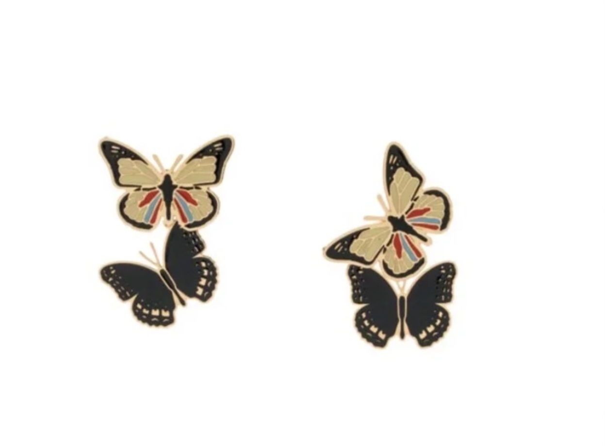 Серьги Бабочки Мини