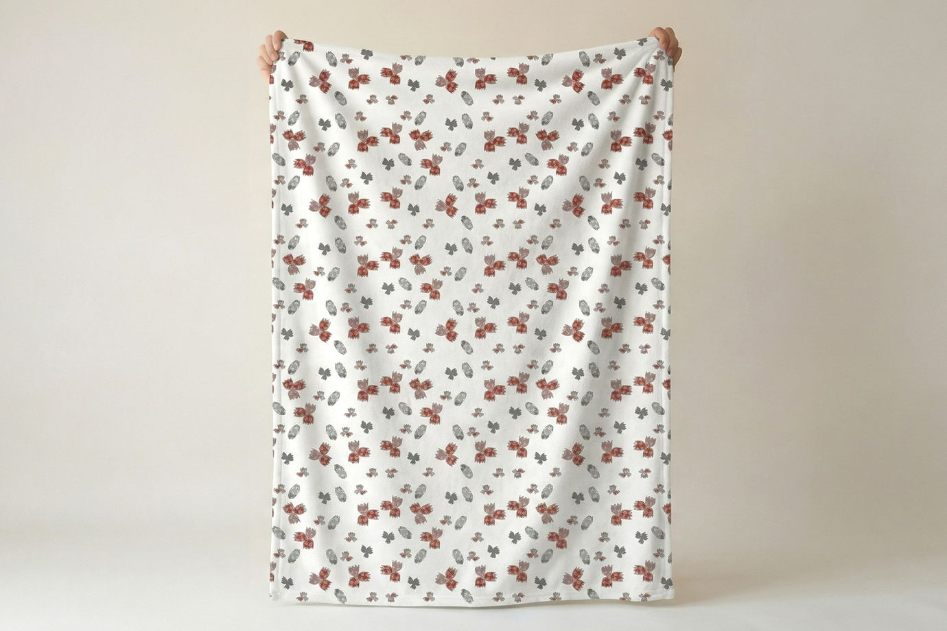 Двусторонний флисовый плед «Коллаж с кошками» 100х150 см