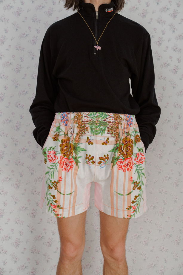 Розовые Шорты в Цветах/Pink Matter Shorts