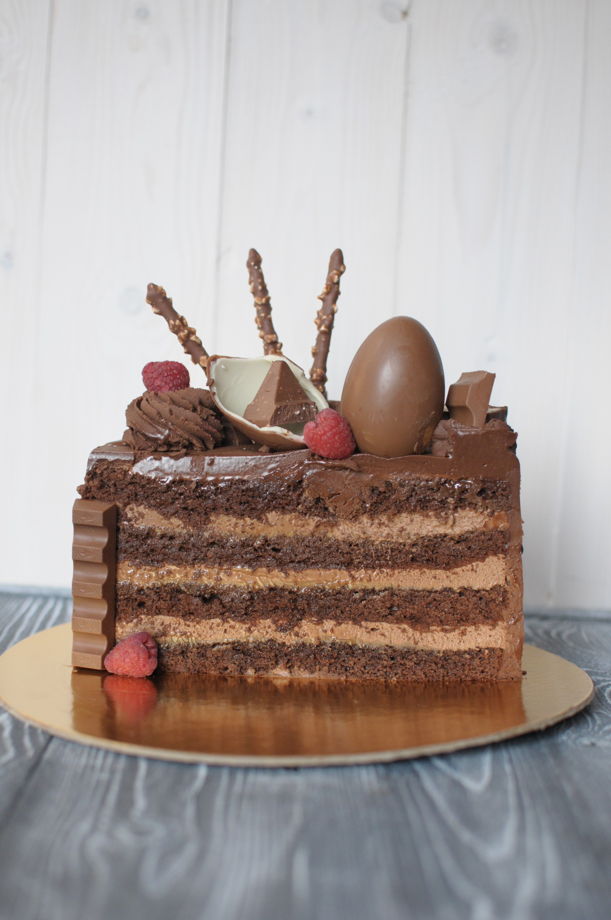 Торт шоколад - карамель