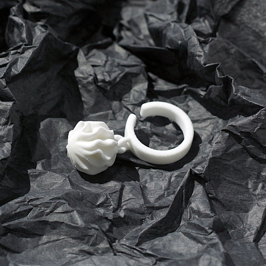 3D-печатное подвижное кольцо «Сфера»