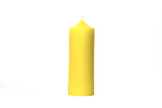 Декоративная свеча SIGIL гладкая 170*60 цвет Шафран