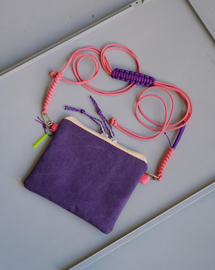 СУМКА ФИОЛЕТОВАЯ KNOTTY WORKSHOP VIOLET BAG