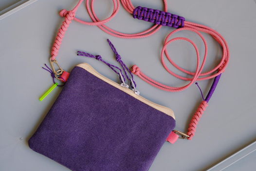 СУМКА ФИОЛЕТОВАЯ KNOTTY WORKSHOP VIOLET BAG
