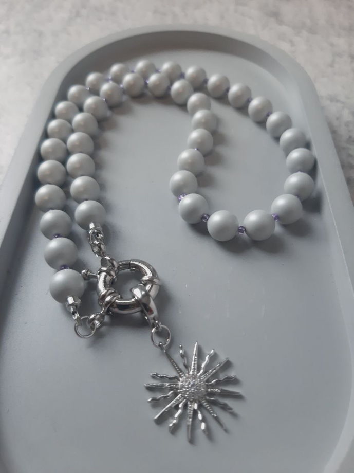 Колье из жемчуга Swarovski