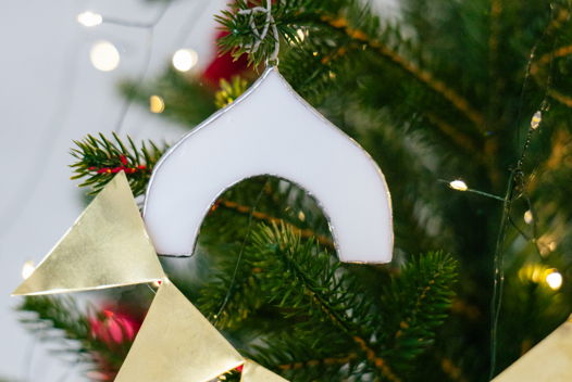 Ёлочная игрушка из стекла «Кокошник»