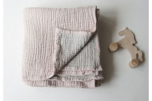 Муслиновое одеяло для новорожденного 4 слоя, турецкий премиум хлопок 90х120см коллекция 'LOVE YOU TO THE MOON' ID:Q01_BL_CREPE061