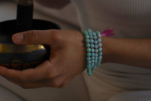 Четки-мала из амазонита 'mala beads'