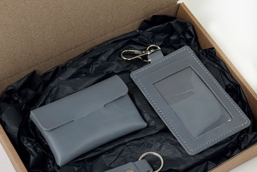 Welcome-набор для нового сотрудника из натуральной кожи