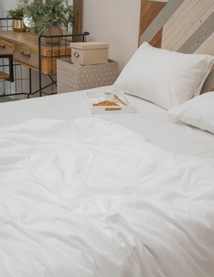 2-спальный комплект постельного белья из вареного хлопка