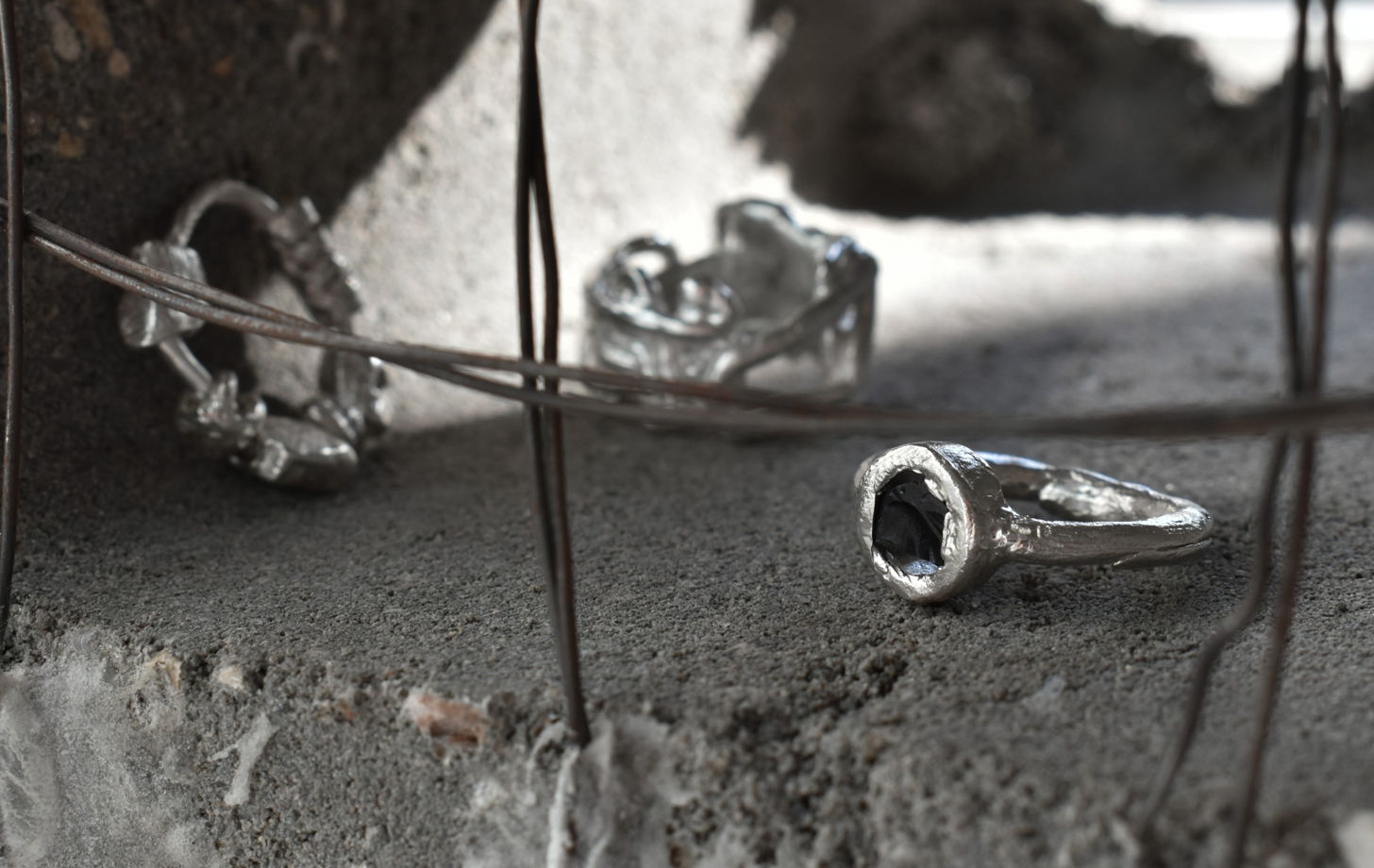 Серебряное кольцо "SOLO"