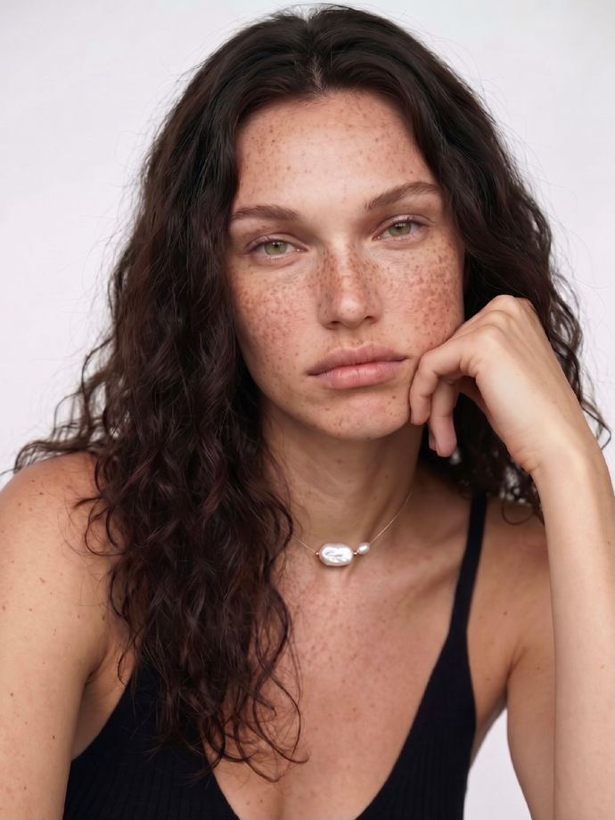 чокер [ lovers ]  с барочным жемчугом