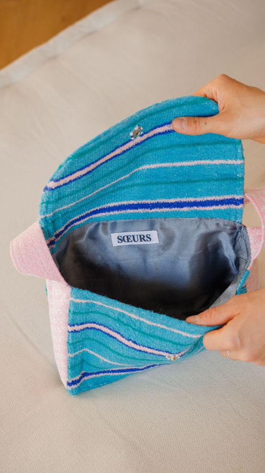 Сумка Розовая в Полоску/Striped and Pink Bag