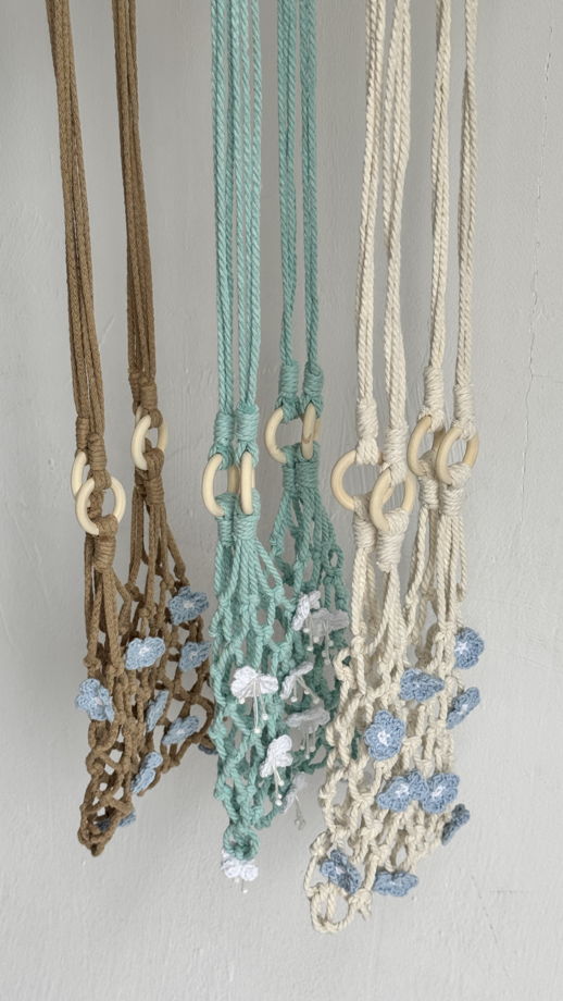 Авоська макраме песочная