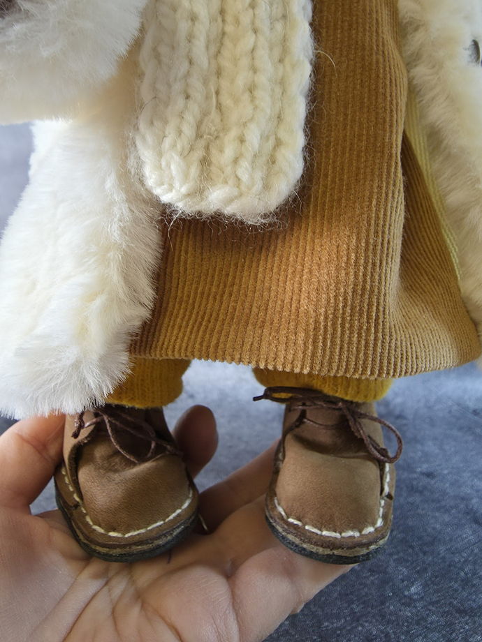 Интерьерная игрушка из шерсти "Рысь Серафима"