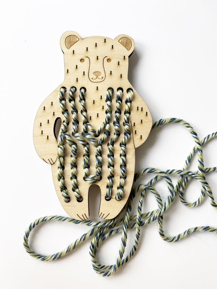 Творческий набор "Три медведя" из натуральных материалов