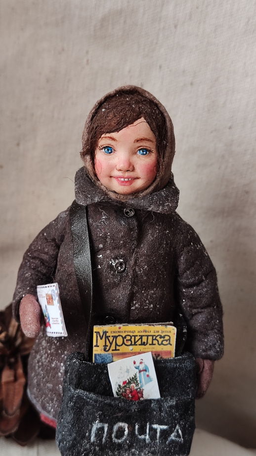 Ватная ёлочная игрушка