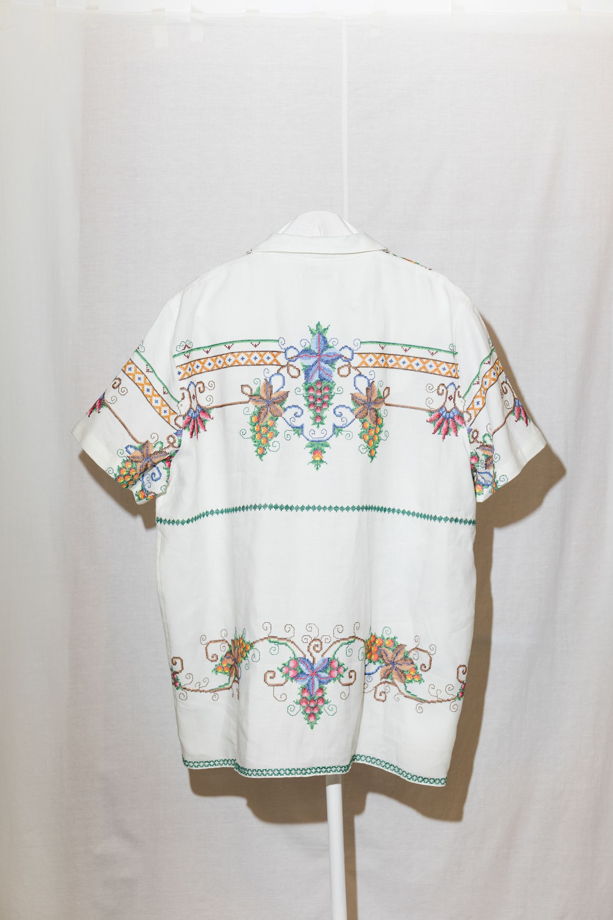 Рубашка с Листьями Винограда/Grape Leaves Short Sleeve Shirt