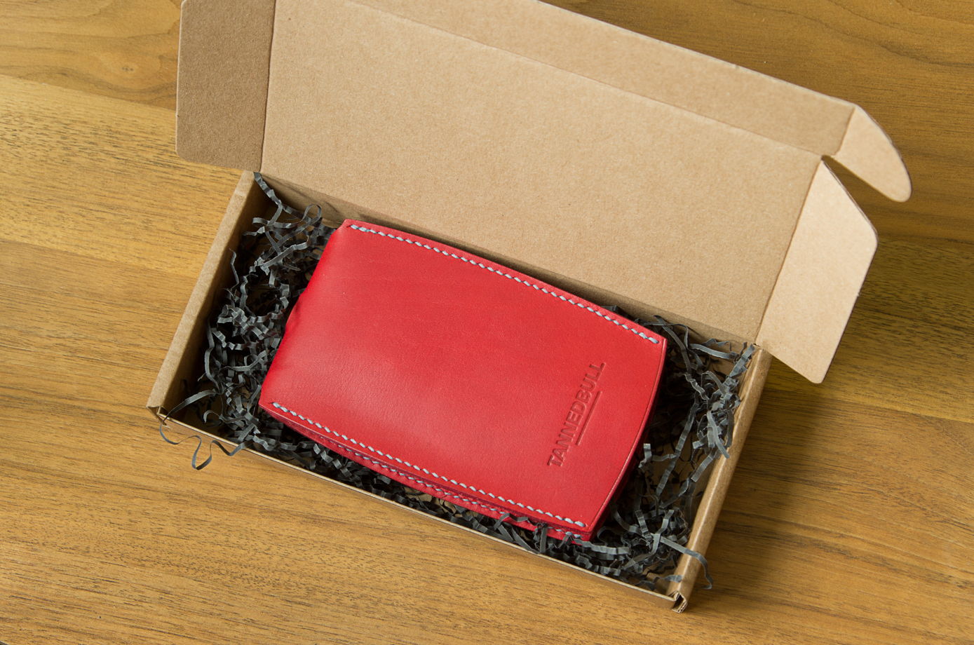 ключница из натуральной кожи FIESTA - Красный