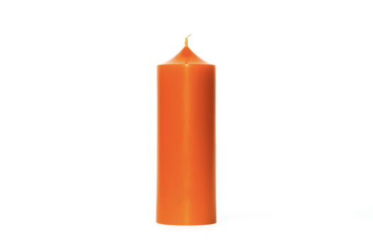 Декоративная свеча SIGIL гладкая 170*60 цвет Оранжевый