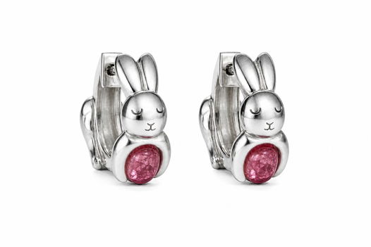 Серьги «Lumen rabbits» турмалин