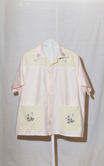 Лимонно Розовая Рубашка/Lemon Pink Short Sleeve Shirt