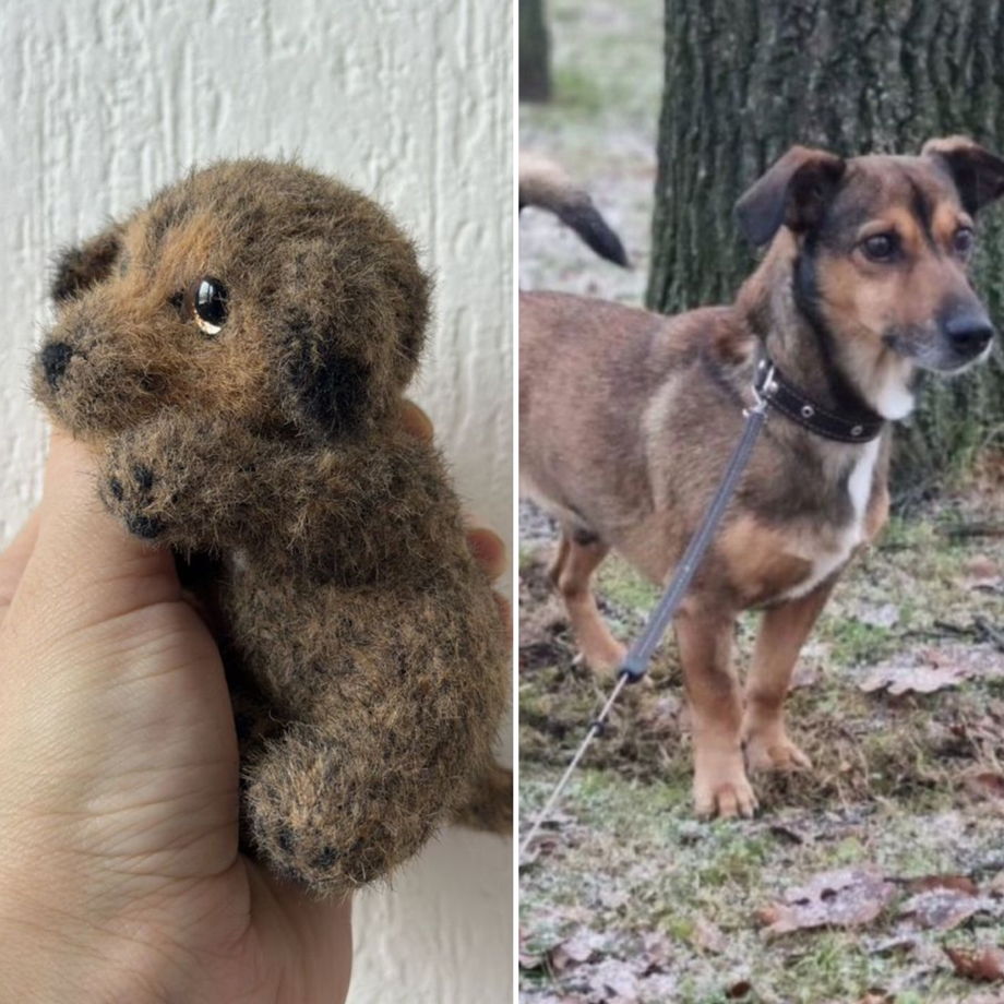 Реалистичная собачка по фото питомца