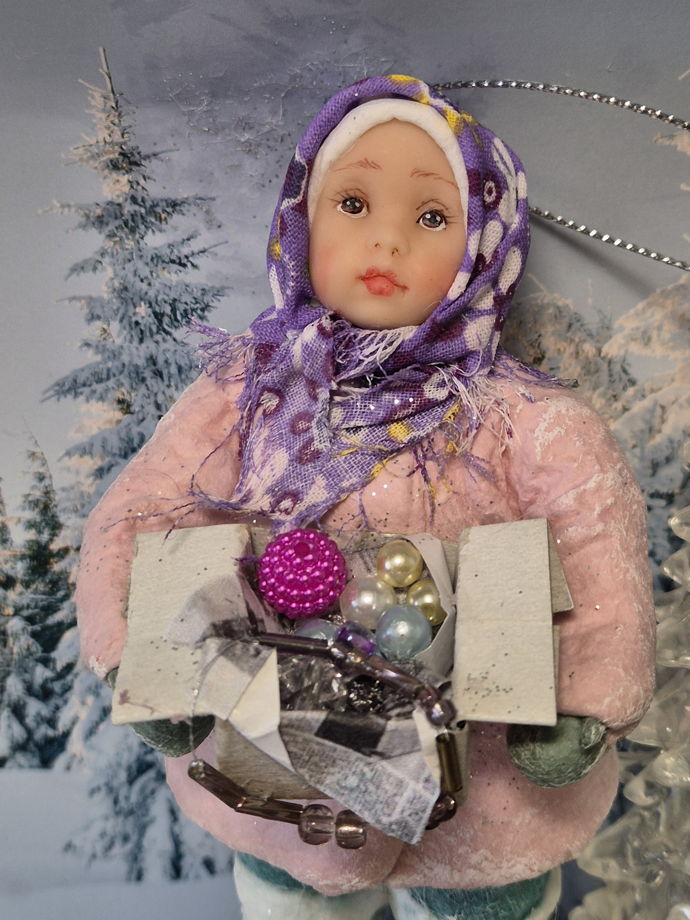 Ватная игрушка, около 12 см