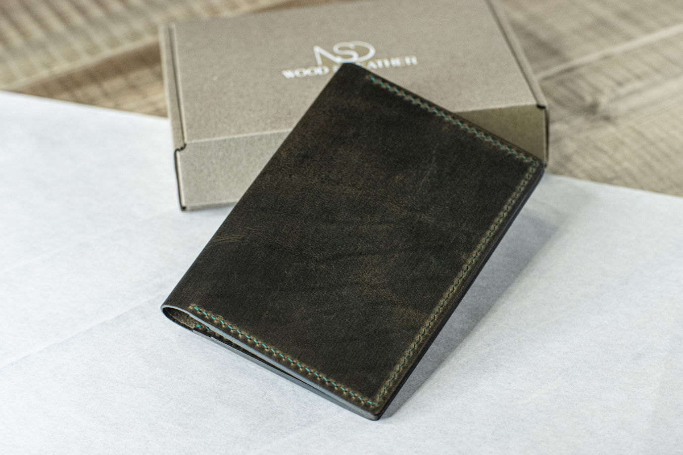 Комплект кожаная обложка на паспорт + картхолдер №3 NSD "Indiana" (Натуральная кожа)