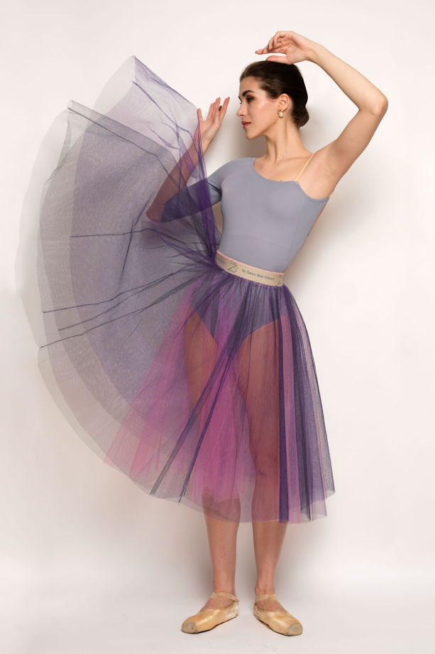 Репетиционная юбка-шопенка colour для танцев / хореографии