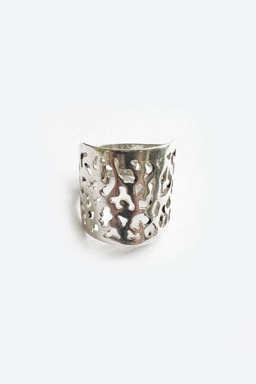 Серебряное кольцо "Гепард".