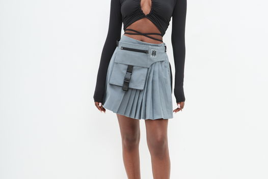 Юбка КАРГО серая