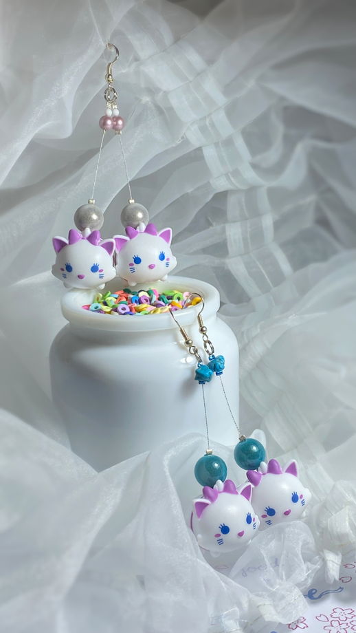 Серьги: Утки / Hello Kitty