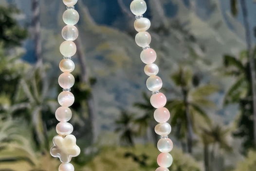 Колье с селенитом MOON LEI