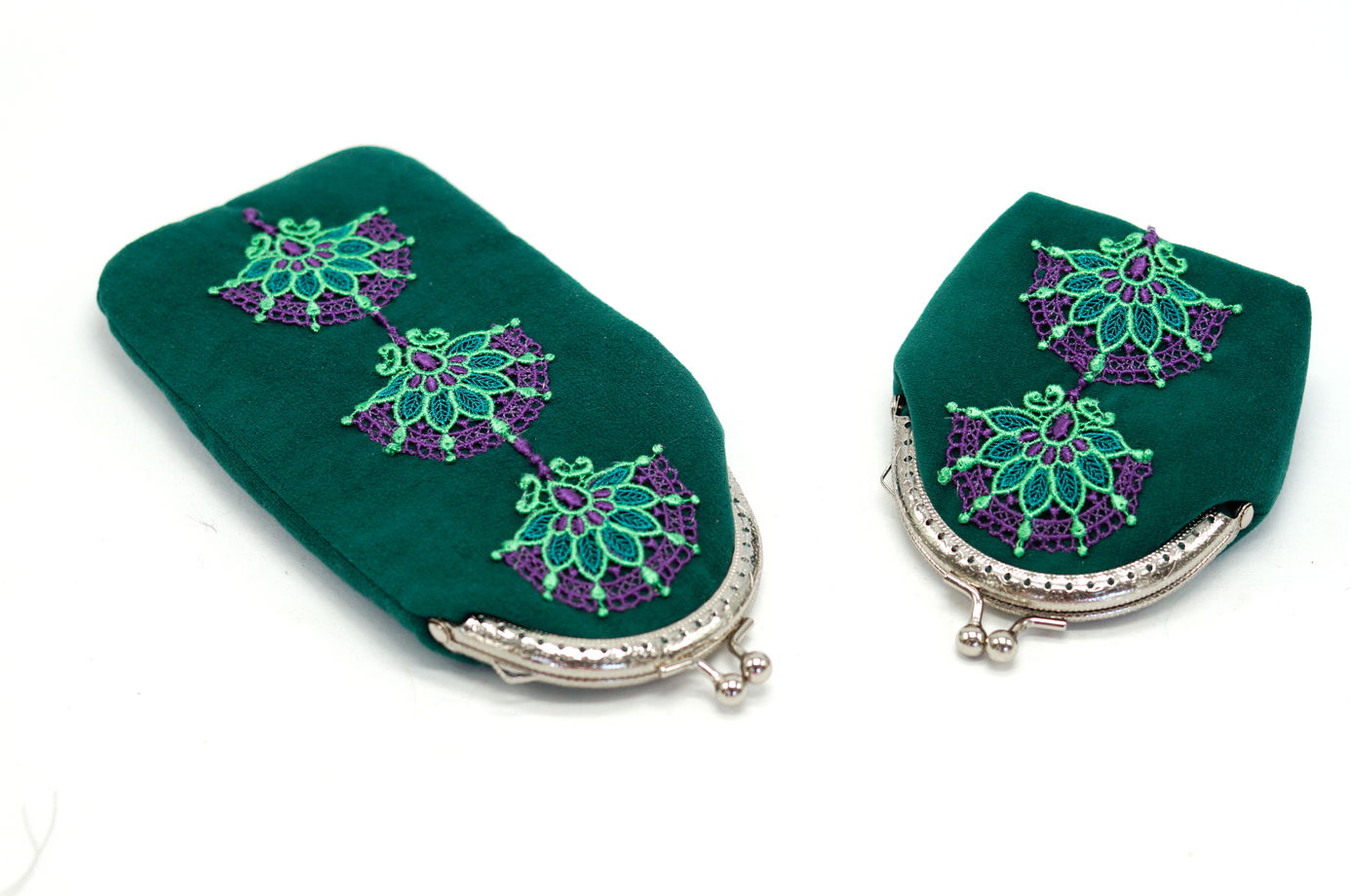 Женский кошелек велюр