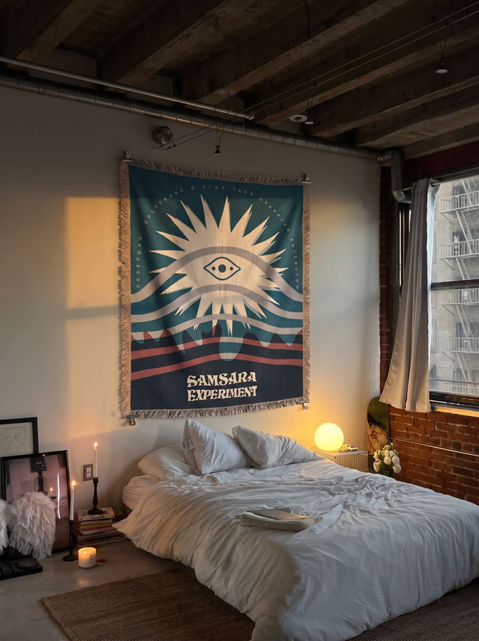 Гобеленовый плед «Samsara Experiment»