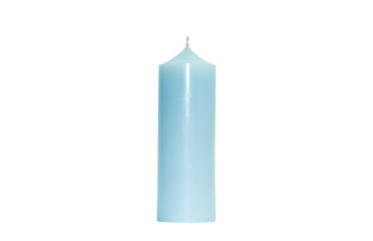 Декоративная свеча SIGIL гладкая 170*60 цвет Голубой