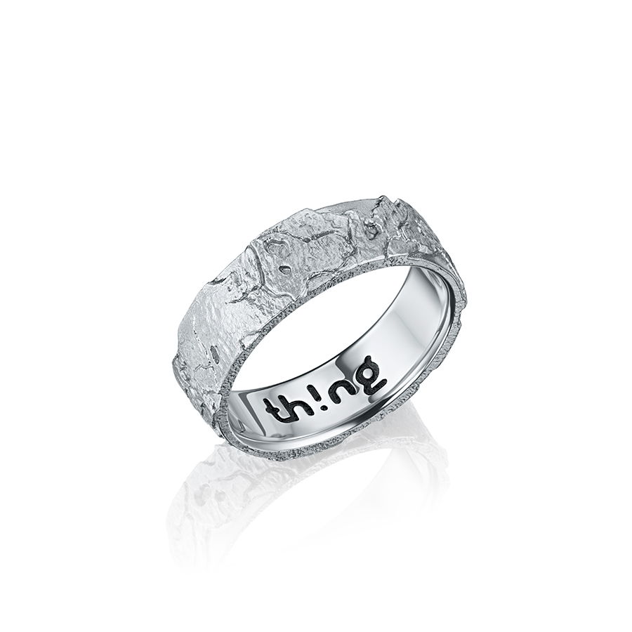 Серебряное кольцо PLASTER
