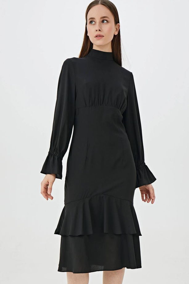 Черное платье FOS Clothes
